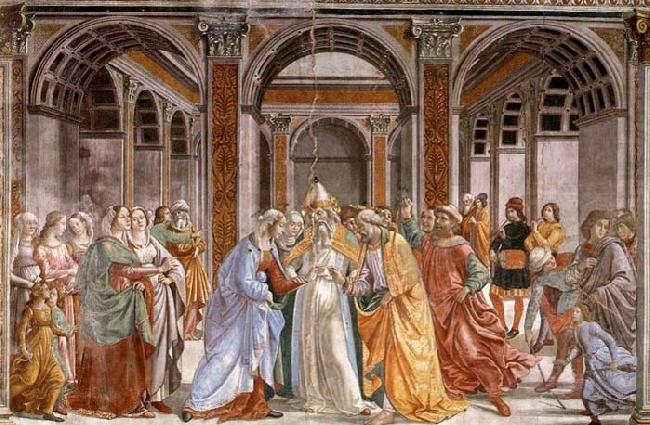 GHIRLANDAIO, Domenico Marriage of Mary china oil painting image